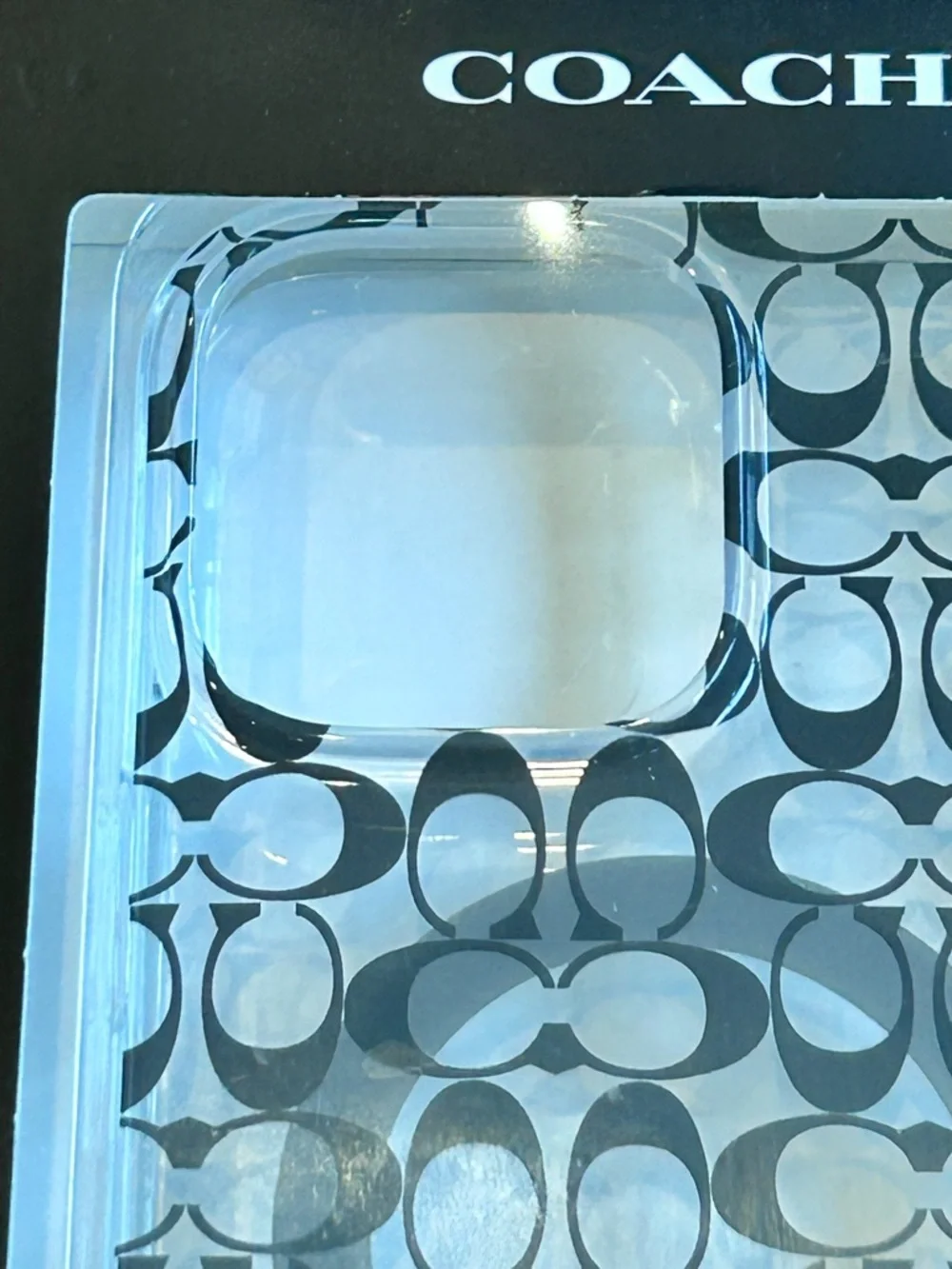 COACH Clear Signature Ombré Monogram Pattern iPhone 16 Pro Max MagSafe Case NIB - Picture 6 of 15